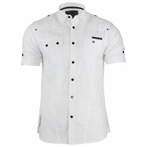 Striped cotton shirt in white - Dissident