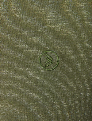 Dace Cotton Slub Jersey Polo Shirt In Thyme - Dissident