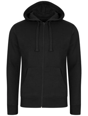 Zip Through Hoodie in Black - Dissident