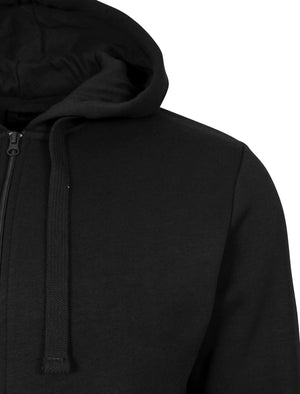Zip Through Hoodie in Black - Dissident