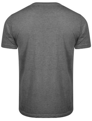 Disburn Motif Burnout T-Shirt in Asphalt - Dissident