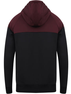 Filson Colour Block Pullover Tricot Hoodie In Winetasting - Dissident