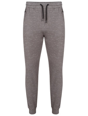 Foreman Space Dye Cuffed Joggers in Mid Grey Marl - Dissident