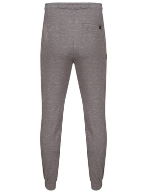 Foreman Space Dye Cuffed Joggers in Mid Grey Marl - Dissident