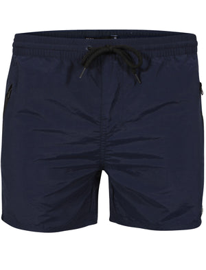 Greig Mesh Brief Swim Shorts in Midnight Blue - Dissident