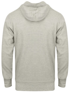 Holla Textured Space Dye Pullover Hoodie in Mid Grey Marl - Dissident