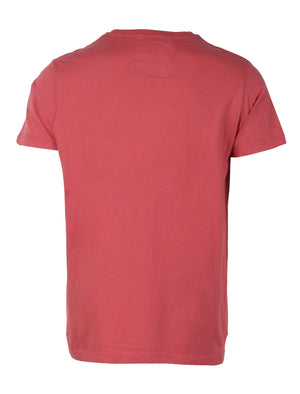 Dissident Into the city crew neck t-shirt in Dark Rose
