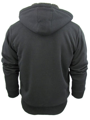 Kaisar Borg Lined Hoodie in Black - Dissident