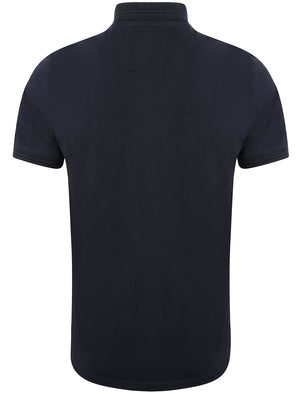 Militant Jersey Polo Shirt in True Navy - Dissident