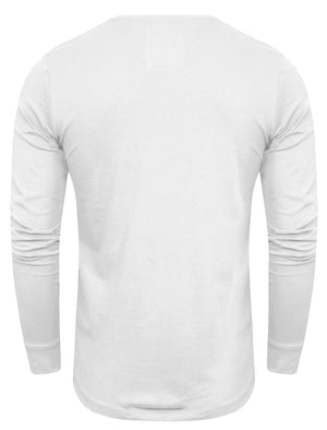Notchpoc Mock T-Shirt Insert Top in White - Dissident