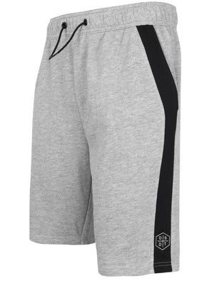 Pakk Jogger Shorts with Side Panel Detail In Light Grey Marl - Dissident