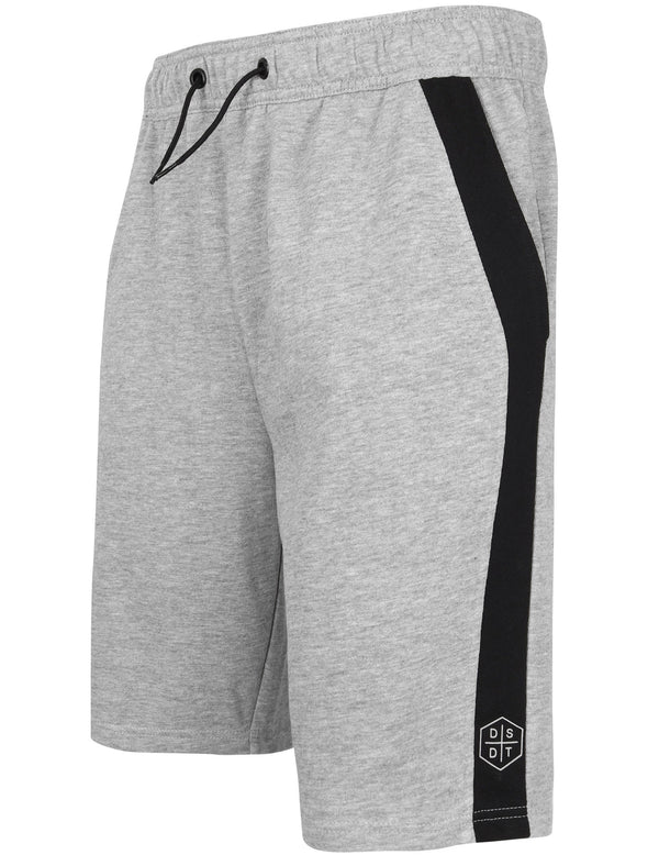 Pakk Jogger Shorts with Side Panel Detail In Light Grey Marl - Dissident