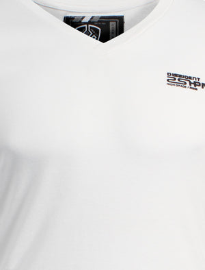 Dissident Ribber cotton white t-shirt