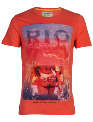 Dissident Riobum red t-shirt