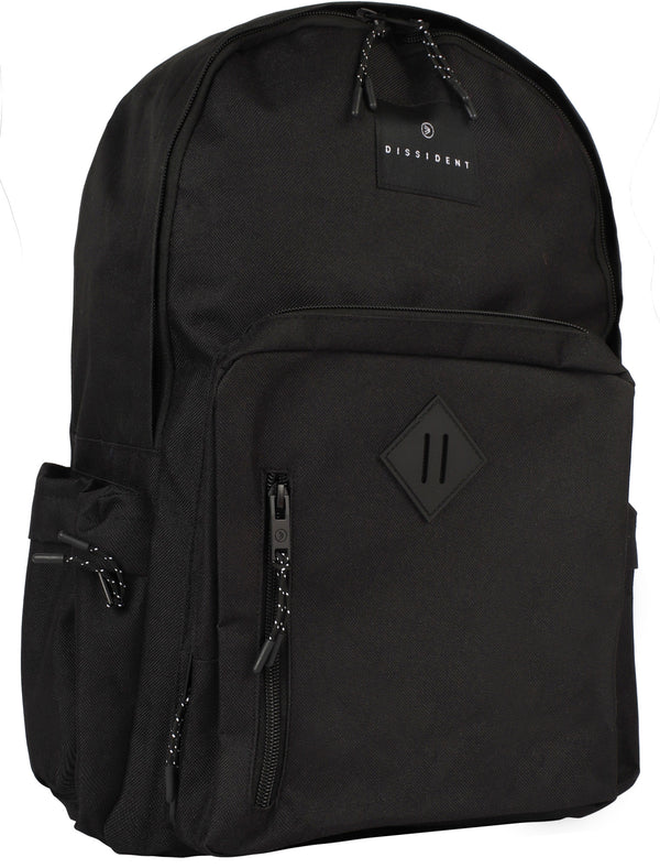 Salt Lake Canvas Backpack In Black - Dissident