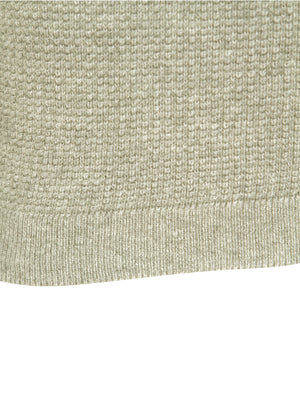 Scout Crew Neck Knitted Jumper in Oatgrey Marl - Dissident