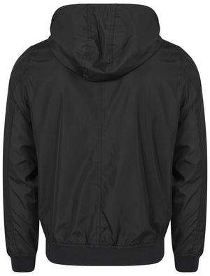 Men's mesh lining hooded black jacket - Dissident