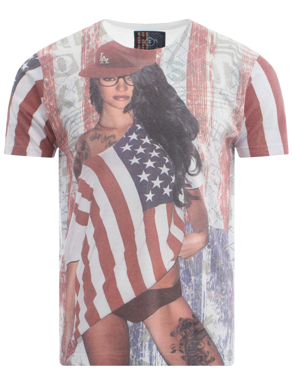 Dissident Tattoo Flag t-shirt