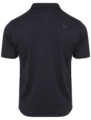 Terminal Cotton Polo Shirt in True Navy - Dissident