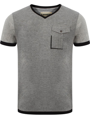Dissident ZOO7 T-Shirt in Mid Grey Marl
