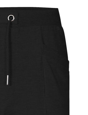 Mens Jeremy Sweat Shorts with Pockets in Black