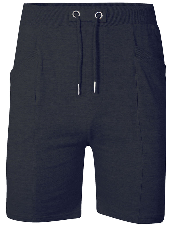 Mens Jeremy Sweat Shorts with Pockets in Navy