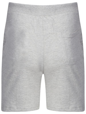 Mens Jeremy Sweat Shorts with Pockets in Grey Marl