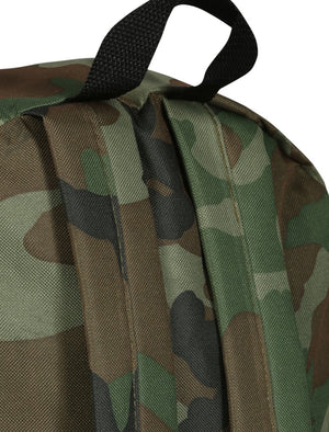 Frankie Canvas Backpack in Khaki Camo