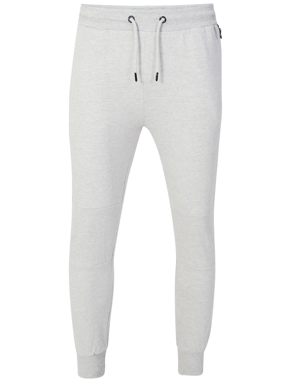 Mens Sammi Skinny Fit Cuffed Joggers in Ice Marl