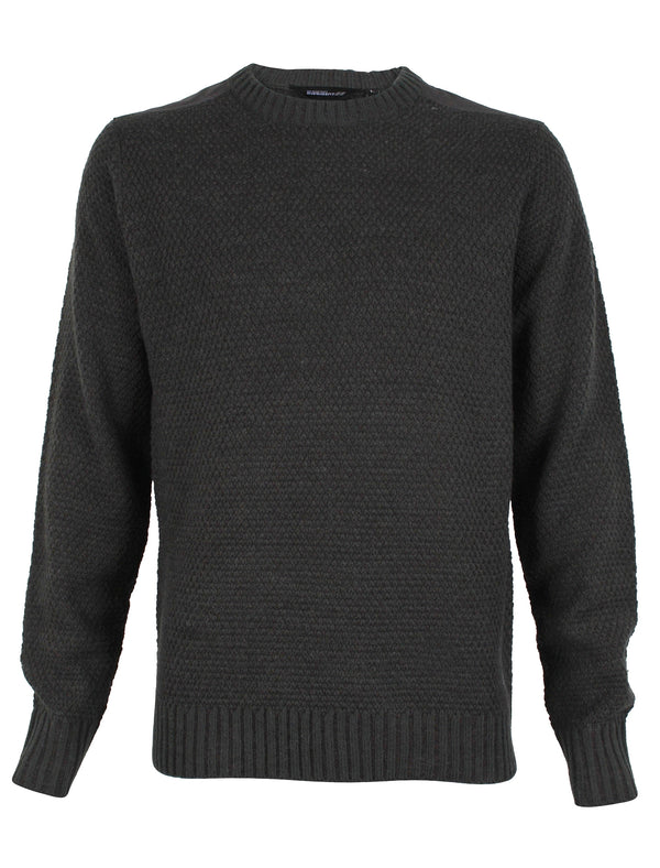 Dissident Gatton Crew Neck Sweater in Green Gable