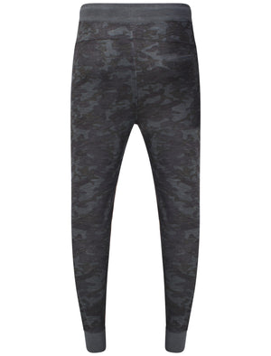Mens Chuck Camouflage Panel Joggers in Blue