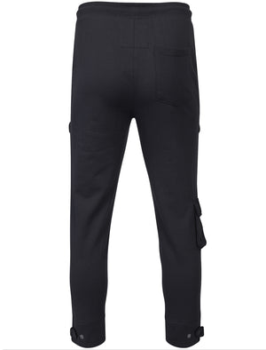 Robbie Military Pocket Cuffed Joggers in Navy