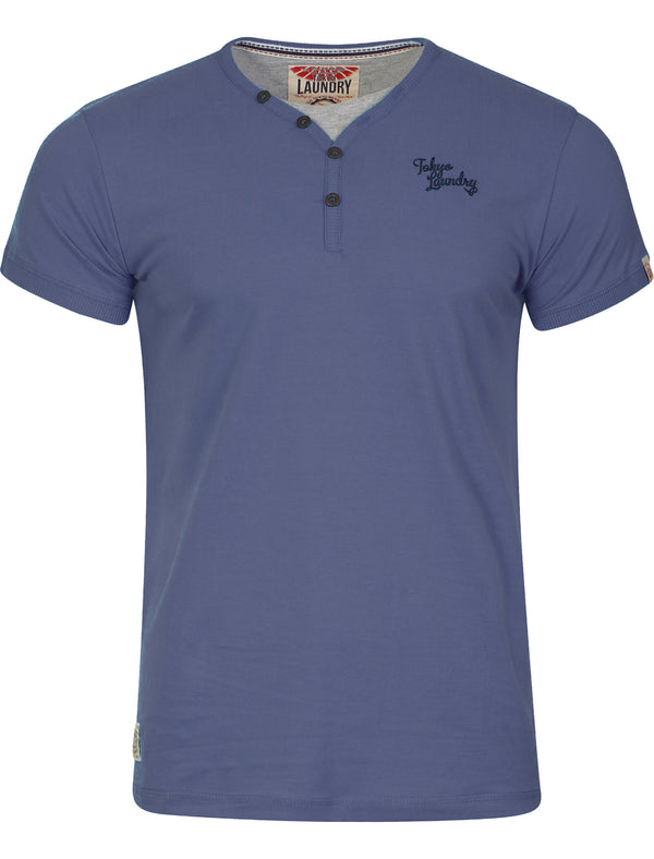 Glenbrook mock insert t-shirt vintage indigo - Tokyo Laundry