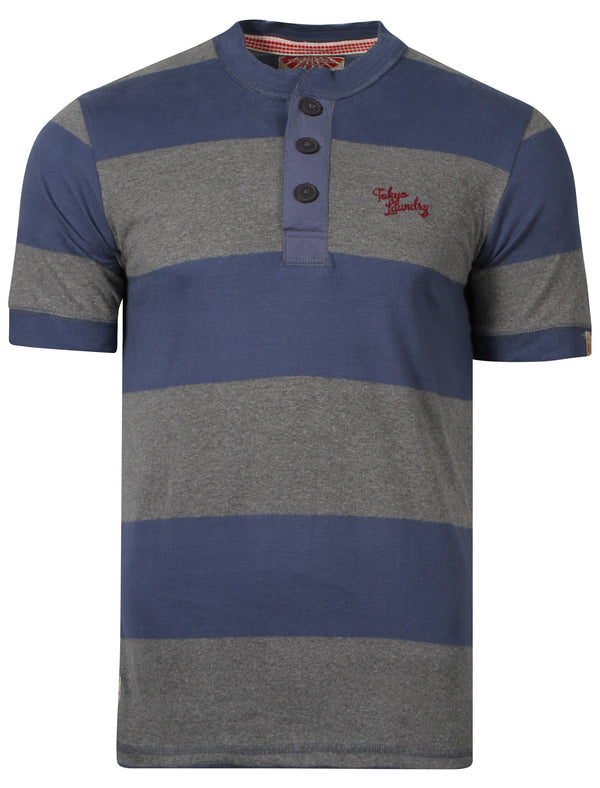 Tokyo Laundry Emilio Grey Henley Top