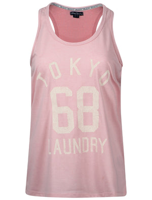 Tokyo Laundry Bianca Pink vest top
