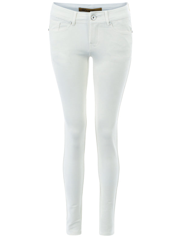 Clara white skinny jeans