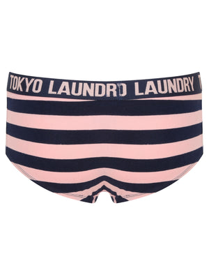 Kaz (3 Pack) Assorted Briefs in Eclipse Blue / Light Grey Marl / Candy Pink - Tokyo Laundry