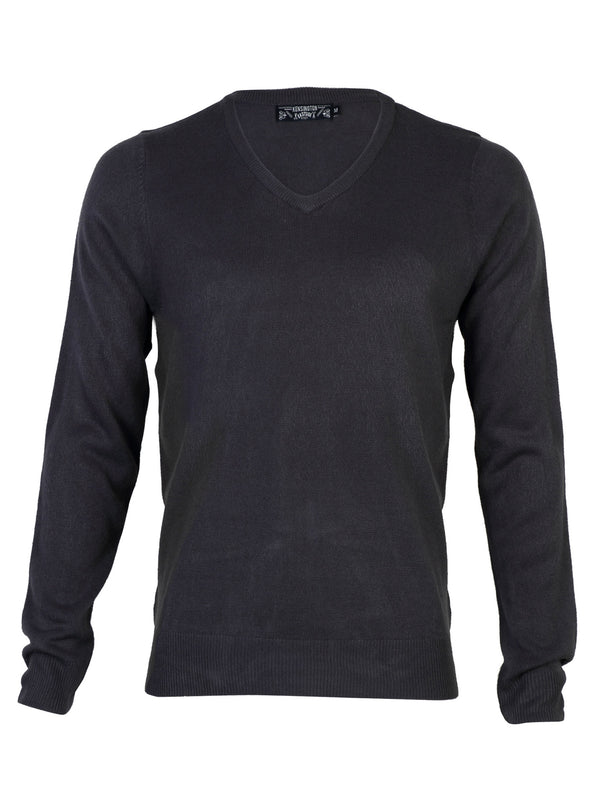 Kensington Eastside Hubert navy blue v neck jumper
