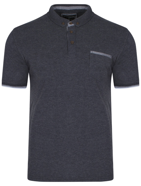 Callcott Polo Shirt in Blue Marl - Kensington Eastside