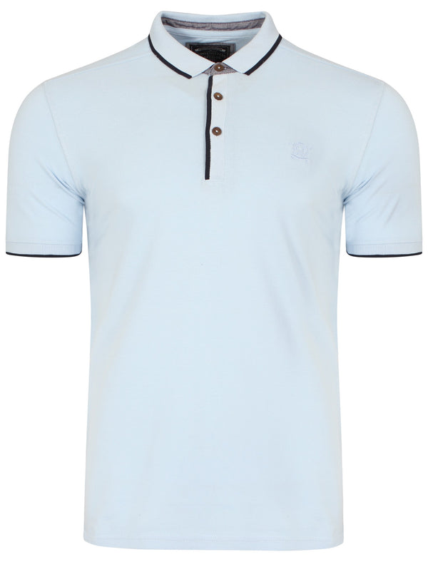 Calshot Polo Shirt in Light Blue - Kensington Eastside