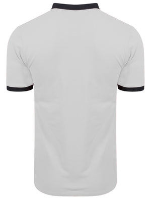 Geary Piqué Polo Shirt In Optic White - Kensington Eastside