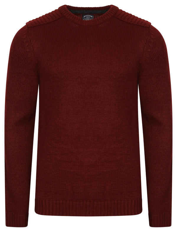 Minos Knitted Jumper in Oxblood - Kensington Eastside