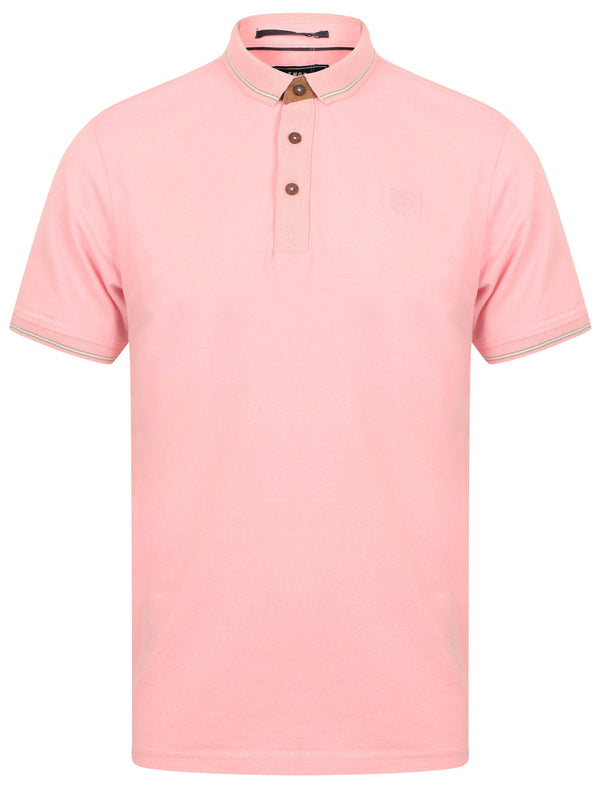Prospect Cotton Jersey Polo Shirt In Candy Pink - Kensington Eastside