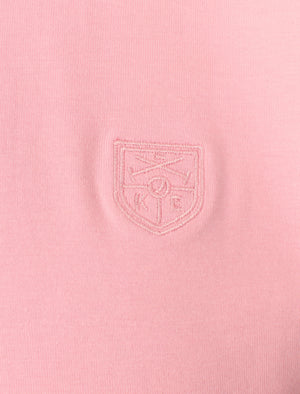 Prospect Cotton Jersey Polo Shirt In Candy Pink - Kensington Eastside