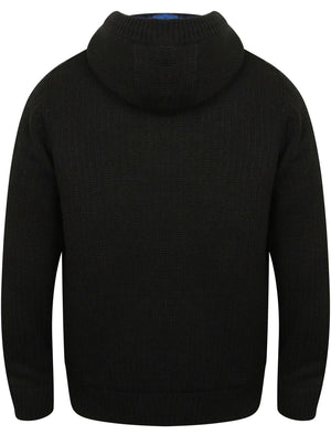 Raconteur Wool Blend Chunky Knitted Coatigan in Black - Kensington Eastside