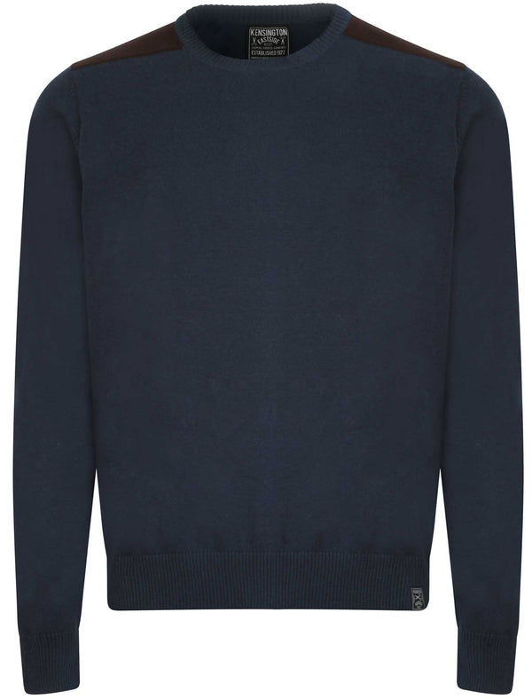 Roxton 2 light weight jumper in Denim Blue - Kensington Eastside