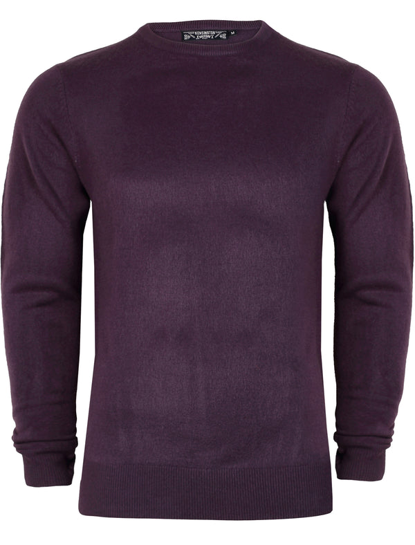 Kensington Dockside Ralph purple cashmilion soft jumper