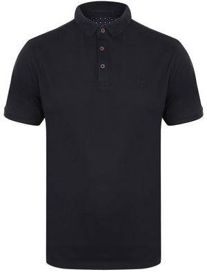 Ranelagh Cotton Polo Shirt In Black - Kensington Eastside