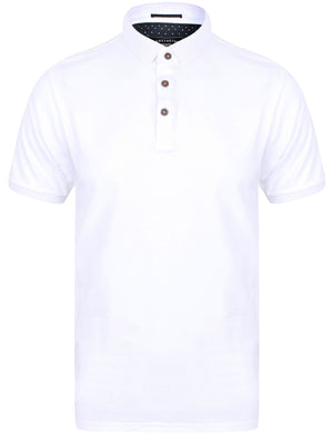 Ranelagh Cotton Polo Shirt in Optic White - Kensington Eastside