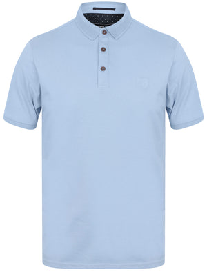 Ranelagh Cotton Polo Shirt In Placid Blue - Kensington Eastside
